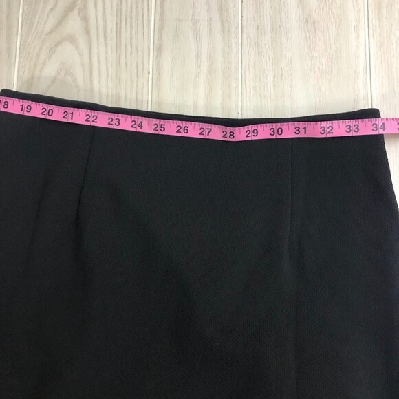 Vintage Boston Proper Women's Black High Low Skirt With Lace Hem Size Medium - Picture 8 of 10